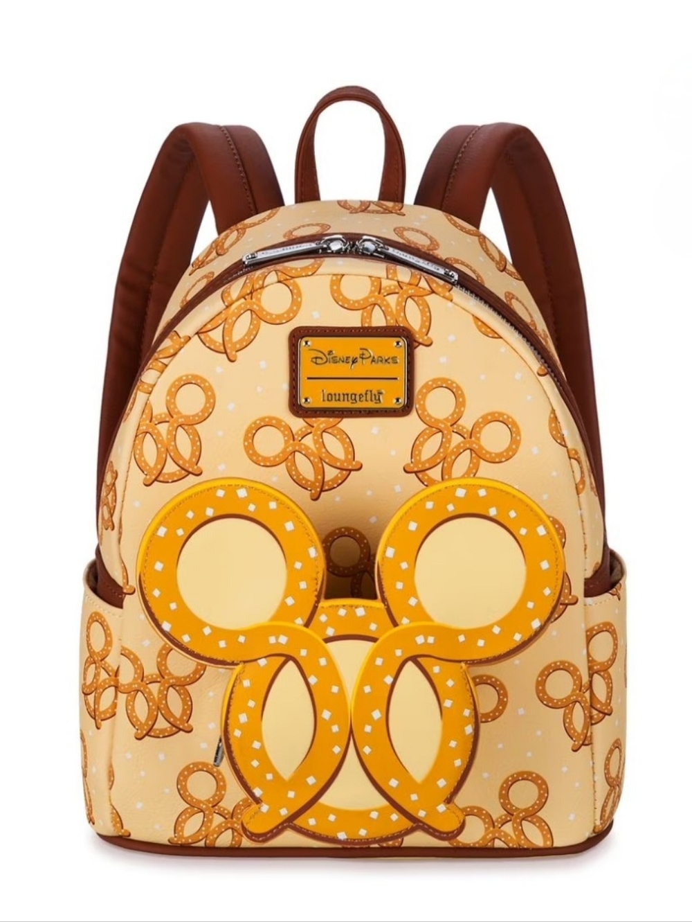 Loungefly Disney Parks Mickey Mouse Pretzel Backpack - Picture 10 of 10